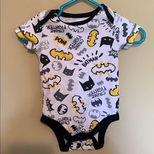 2 Baby boy Batman themed onesies